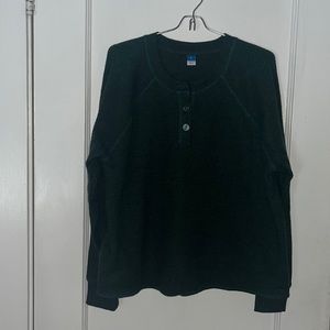 Thermal-Knit Raglan-Sleeve Henley